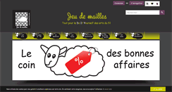 Desktop Screenshot of jeudemailles.com