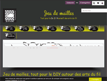 Tablet Screenshot of jeudemailles.com